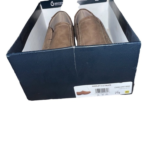 dr. Scholls Light Brown Taupe Hadley-LS Leather Slip On Shoes - Picture 4 of 7